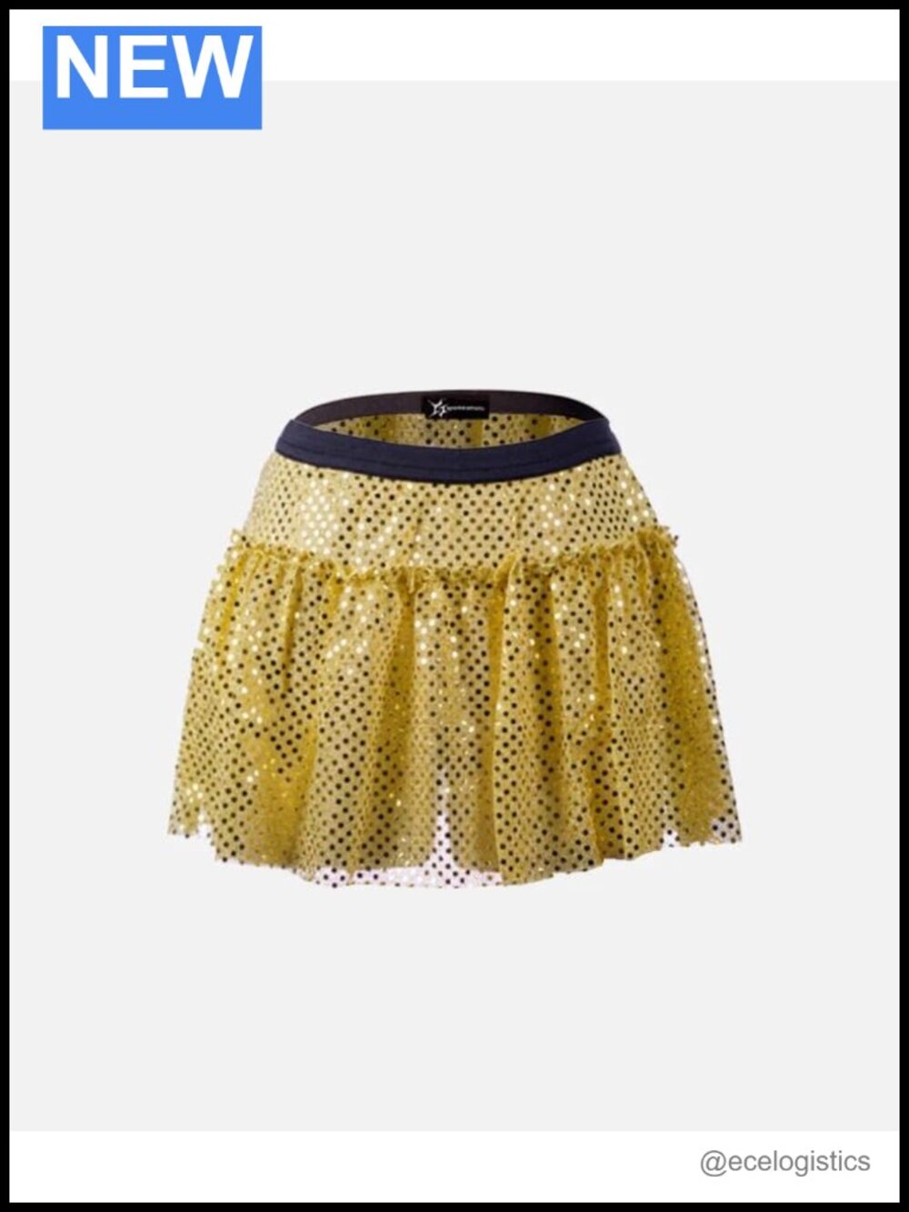 Sequin Running Skirt with Sparkle Tutu Style